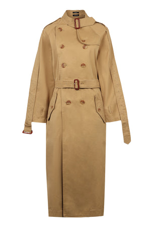 Cotton trench coat-0